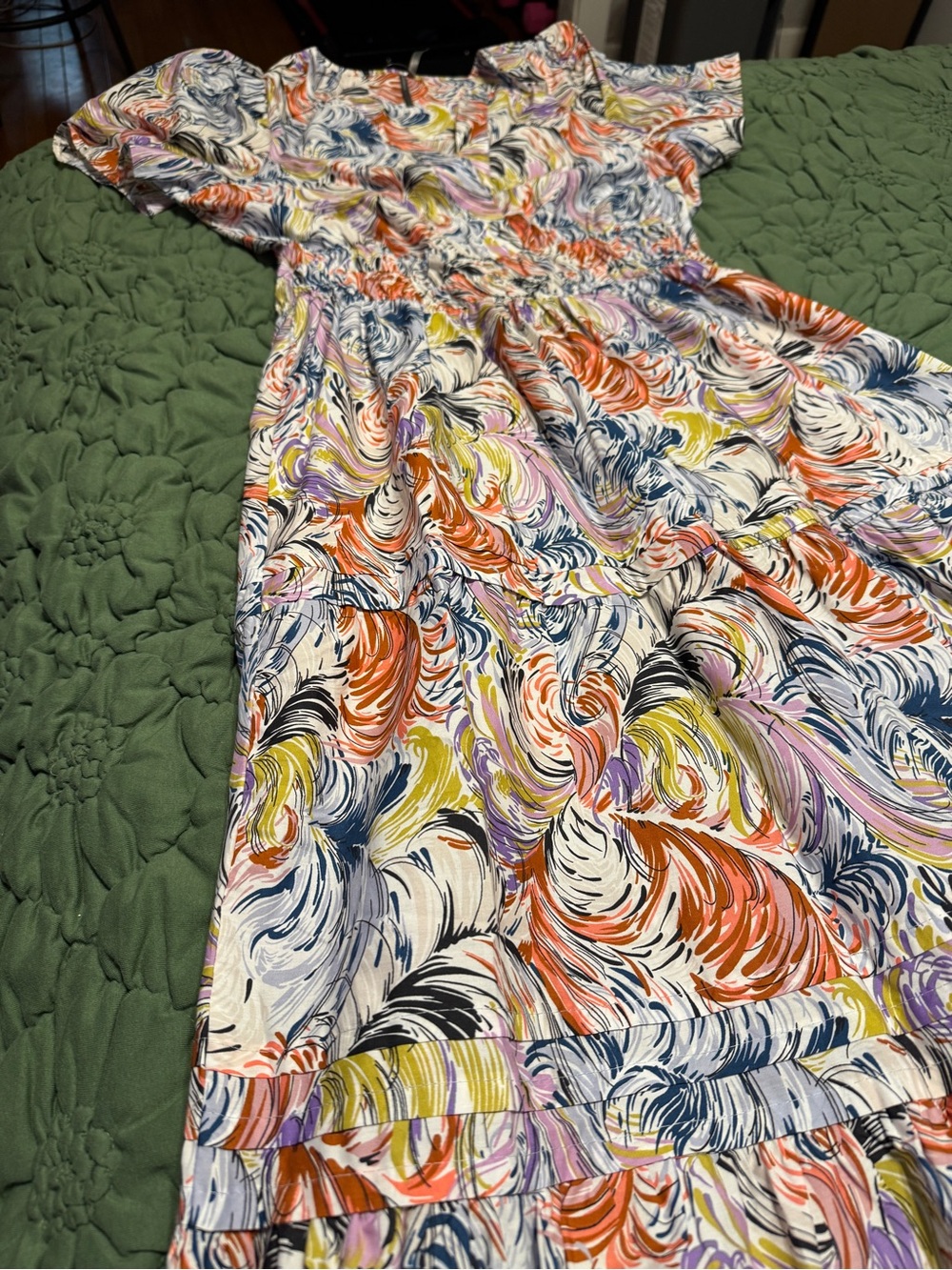 ✨ Anthropologie Somerset Maxi Dress Sz S - Picture 5 of 7